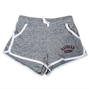 League 91‎ Women's Gray Harvard Drawstring College Shorts Size Medium